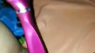 هواة مع وشاح الرأس مسمر من قبل سيد