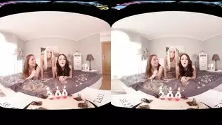 تجربة في آر جنس جماعي: زب واحد، عدة كسات مبللة في في آر إكس إكس إكس