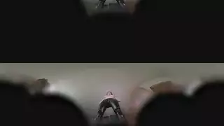 خيال جنسي بالواقع الافتراضي: قضيب عميق وإثارة ساخنة